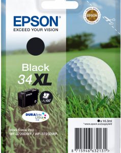 C13T34714010 - EPSON Inkt Cartridge 34XL Black 16,3ml 1st