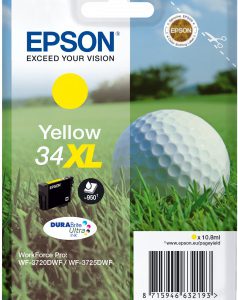 C13T34744010 - EPSON Inkt Cartridge 34XL Yellow 10.8ml 1st