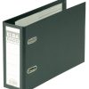 10596SW - ELBA Ordner 2-Rings Rado Plast 75mm Zwart A5 Dwars