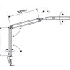 8203590 - MAUL Bureaulamp LED Zwart