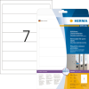 10155 - HERMA Rugetiketten Afneembaar Verwijderbaar 192x38mm 175st Wit 1 Pak