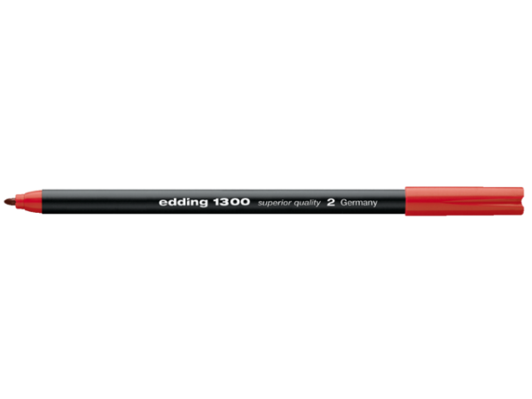 4-1300002 - EDDING Fineliner Fibre 1300 Rood 3mm 1st