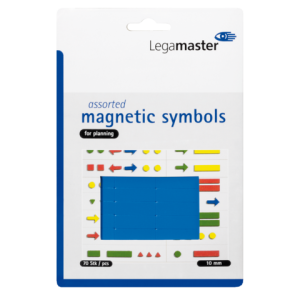 7-448103 - LEGAMASTER Magneet Symbolen Blauw 70st