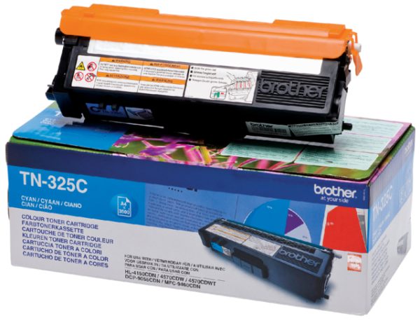 TN-325C - Brother Toner Cartridge Cyaan 3.500vel 1st