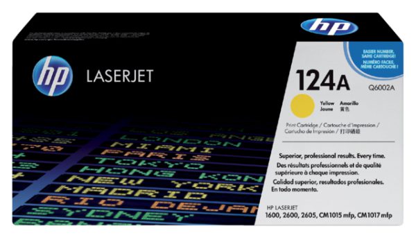 Q6002A - HP Toner Cartridge 124A Yellow 2.000vel
