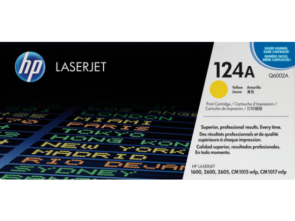 Q6002A - HP Toner Cartridge 124A Yellow 2.000vel