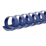 4028620 - GBC Bindrug Com Herbruikbaar Kunststof A4 21-Rings 16mm Blauw 100st