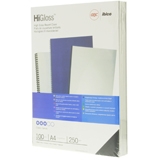 CE020010 - GBC Inbindomslag HiGloss PVC A4 Zwart 100st