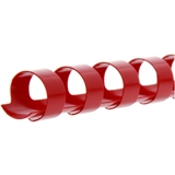 4028215 - GBC Bindrug Combbind Cerlox Kunststof A4 21-Rings 10mm Rood 100st