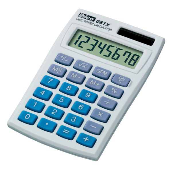 IB410000 - IBICO Zakcalculator 081X 8-Cijfers