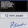 TC-101 - Brother Lettertape P-Touch 12mm 7.7m Transparant Zwart