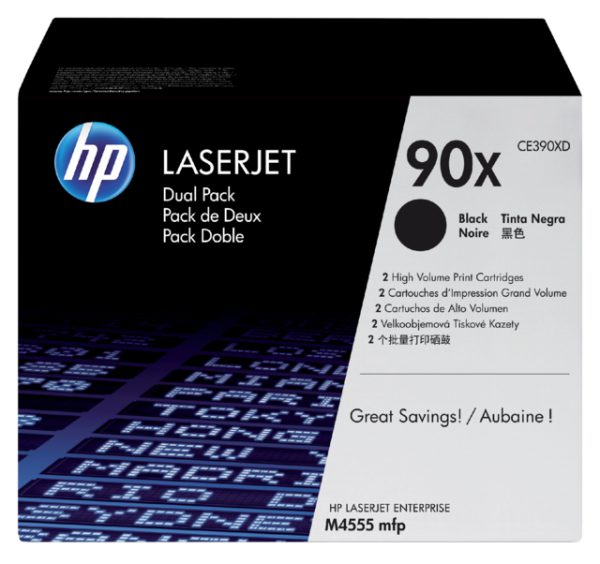 CE390XD - HP Toner Cartridge 90X Black 24.000vel 2st