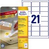 L6023REV-25 - Avery Etiket Verwijderbaar L6023REV 63.5x38.1mm 525st Wit 1 Pak