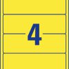 L4769-20 - Avery Rugetiket Zelfklevend L4769-20 Geel 1Pak 192x61mm