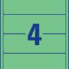 L4768-20 - Avery Rugetiketten Papier L4768 192x61mm 1st Groen