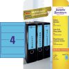 L4767-20 - Avery Rugetiketten Papier L4767 192x61mm 1st Blauw