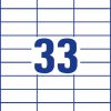 3421 - Avery Universal Etiket Zweckform no:3421 70x25,4mm 3.300st Wit