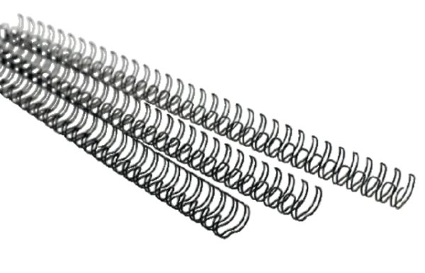 IB161438 - GBC Draadrug Wirebind Metaal A4 21-Rings 14mm Zilver 100st