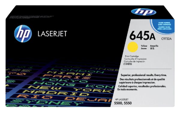 C9732A - HP Toner Cartridge 645A Yellow 12.000vel