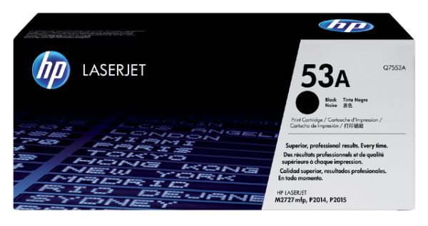 Q7553A - HP Toner Cartridge 53A Black 3.000vel