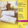 LR7160-100 - Avery Adres Etiket Gerecycleerd Papier QuickPEEL LR7160 63.5x38.1mm 2.100st Wit 1 Pak