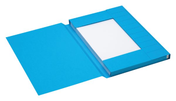 3182502 - JALEMA Dossiermap 3-Klep Secolor 225gr Blauw Folio