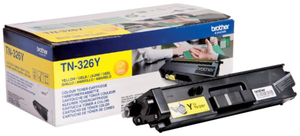 TN-326Y - Brother Toner Cartridge Yellow 3.500vel 1st