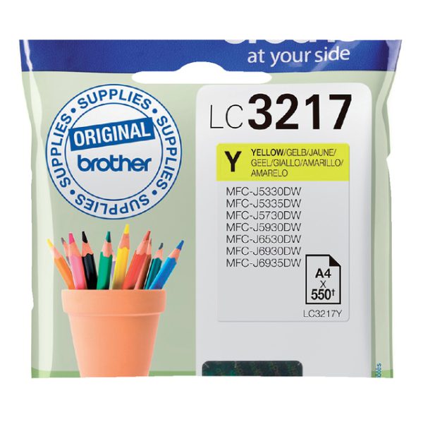 LC-3217Y - Brother Yellow 550vel