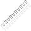 RG810670 - GBC Draadrug Wirebind Metaal A4 34-Rings 9.5mm Wit 100st