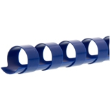 4028235 - GBC Bindrug Cerlox Com Kunststof A4 21-Rings 10mm Blauw 100st