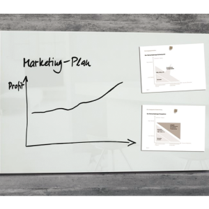 SI-GL141 - SIGEL Glasbord Magneet 100x65cmx15mm Wit 1st