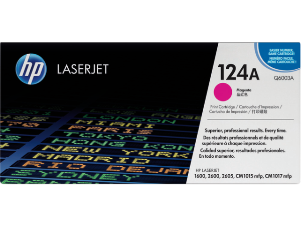 Q6003A - HP Toner Cartridge 124A Magenta 2.000vel
