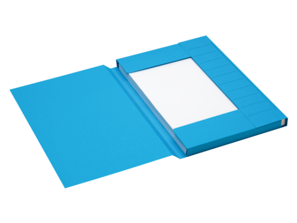 3182502 - JALEMA Dossiermap 3-Klep Secolor 225gr Blauw Folio