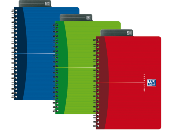 100103741 - OXFORD Notitieboek College Lijn A5 90g/m² Diverse Kleuren 1st