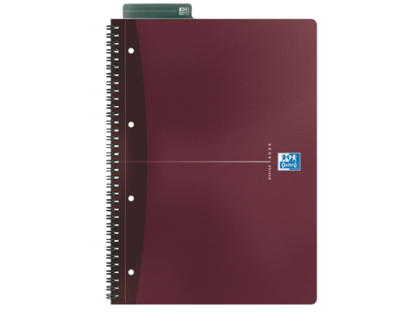 100104364 - OXFORD Notitieboek College Ruit A4 Diverse Kleuren 1st