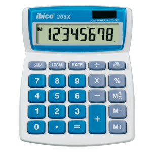 IB410062 - IBICO Bureau Calculator Zakelijk 208X 8-Cijfers