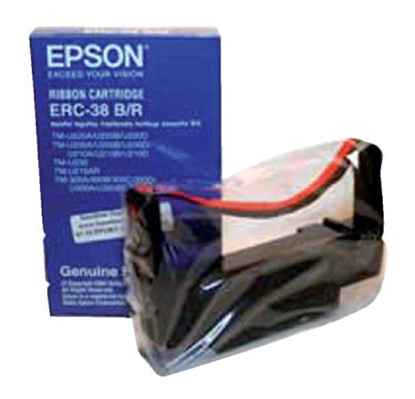 2072582 - EPSON Inkt Lint ERC38 Black & Red 1st