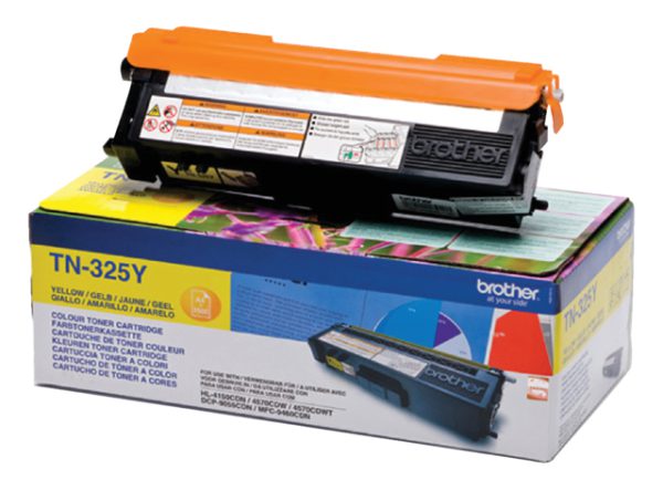 TN-325Y - Brother Toner Cartridge Yellow 3.500vel 1st