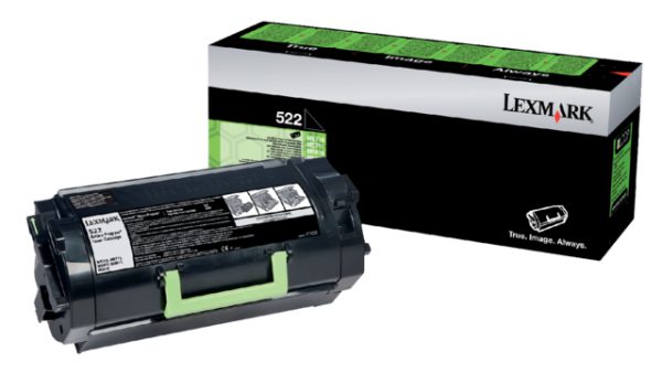 52D2000 - LEXMARK Toner Cartridge Black 6.000vel 1st