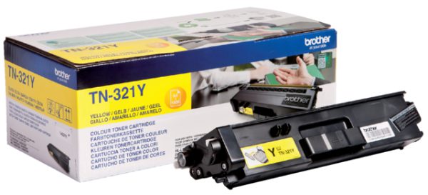 TN-321Y - Brother Toner Cartridge Yellow 1.500vel 1st