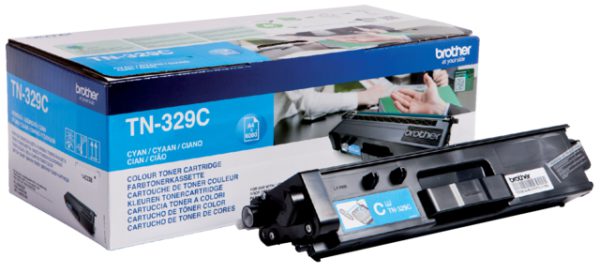 TN-329C - Brother Toner Cyaan 6.000vel 1st