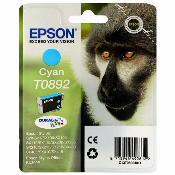 C13T08924011 - EPSON T0891 Cyaan 3,5ml