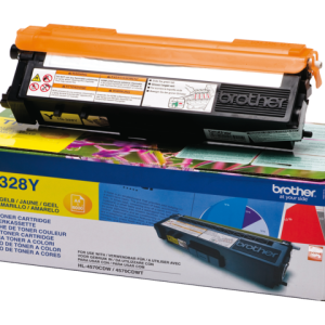 TN-328Y - Brother Toner Cartridge Yellow 6.000vel 1st