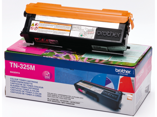 TN-325M - Brother Toner Cartridge Magenta 3.500vel 1st