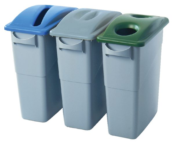 FG270388BLUE - Rubbermaid Deksel Slim Jim Blauw