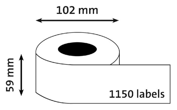 S0947420 - DYMO Permanent 1Baans 1 Buiten 180°