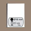 5347305 - FELLOWES Bindrug Comb Kunststof A4 21-Rings 16mm Zwart 100st