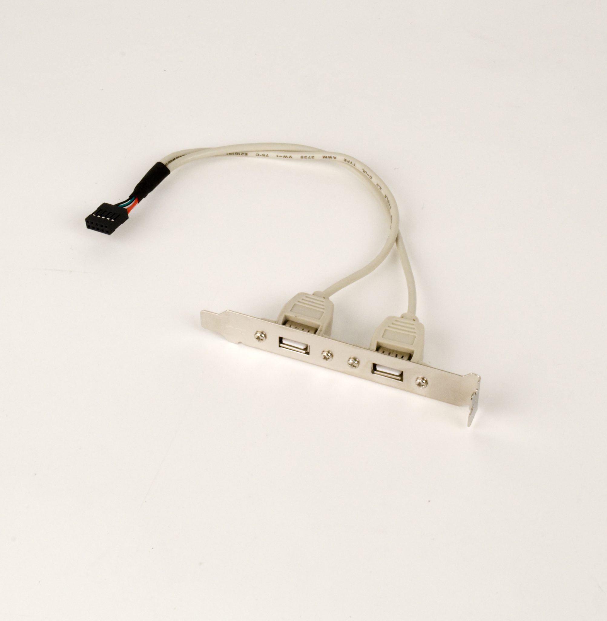 CCUSBRECEPTACLE - CableXpert Bracket 2-Poort USB to 10-Pins USB Connector Nieuw 1st