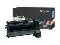 C7722YX - LEXMARK Toner Cartridge Yellow 15.000vel 1st