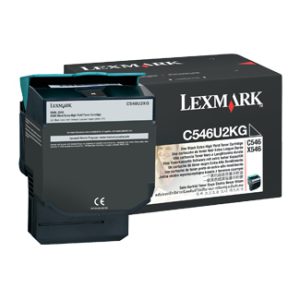 C546U2KG - LEXMARK Toner Cartridge Black 8.000vel 1st